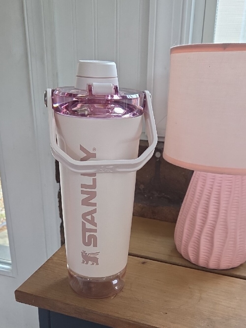 Stanley Pink 20 Ounce Shaker Bottle - Picture 3 of 9